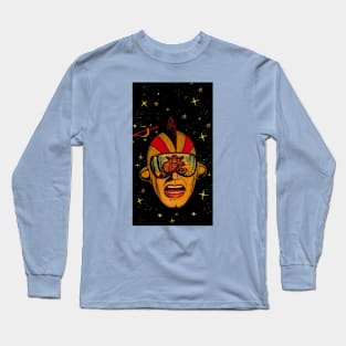 SPACE MAN HEAD Long Sleeve T-Shirt